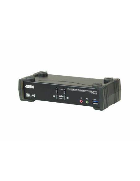ATEN Switch 4K DisplayPort MST KVMP™ USB 3.0 a 2 porte (cavi inclusi)