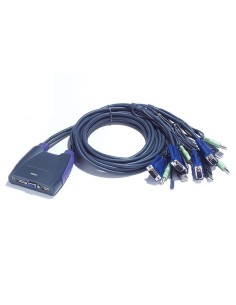 Aten CS64US switch per keyboard-video-mouse (kvm) Blu