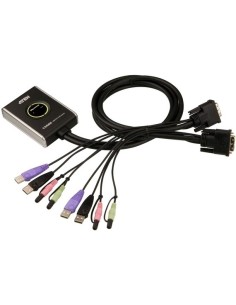 Aten CS682 switch per keyboard-video-mouse (kvm) Nero