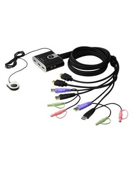 Aten CS692 switch per keyboard-video-mouse (kvm) Nero