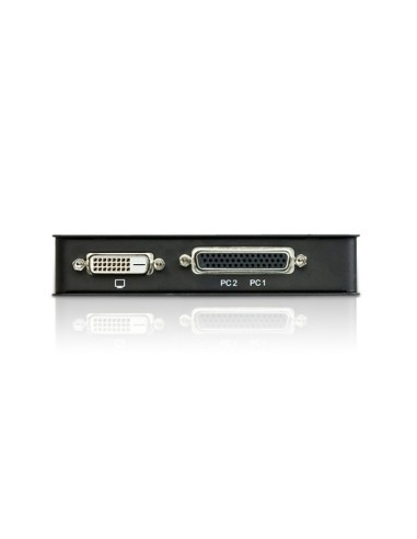 Aten CS72D switch per keyboard-video-mouse (kvm) Nero