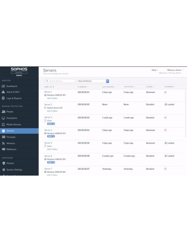 Sophos Central Server Protection 1 licenza e Rinnovo Multilingua