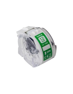 Brother CZ-1002 nastro per etichettatrice Bianco su verde