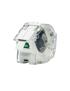 Brother CZ-1002 nastro per etichettatrice Bianco su verde 2