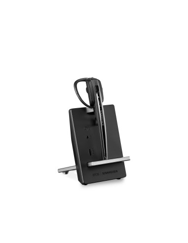 EPOS | SENNHEISER IMPACT D 10 USB ML - EU Auricolare Wireless A clip, A Padiglione, Passanuca Ufficio Nero, Argento