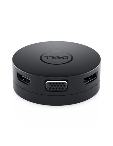 DELL DA300 Cablato USB 3.2 Gen 2 (3.1 Gen 2) Type-C Nero