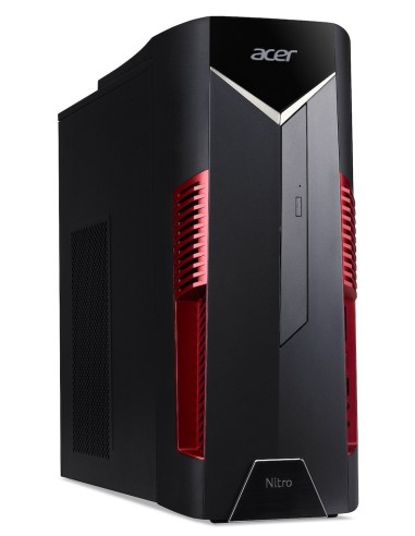 Acer NITRO 50 N50-600 DDR4-SDRAM i7-8700 Desktop Intel® Core™ i7 16 GB 512 GB SSD Windows 10 Home PC Nero, Rosso