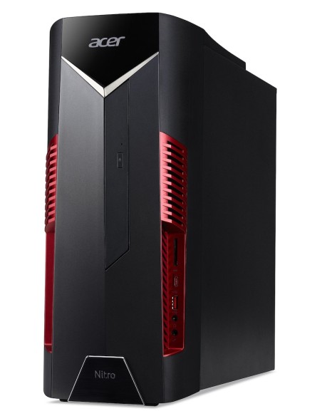 Acer NITRO 50 N50-600 DDR4-SDRAM i7-8700 Desktop Intel® Core™ i7 16 GB 512 GB SSD Windows 10 Home PC Nero, Rosso