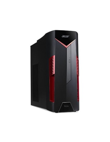 Acer NITRO 50 N50-600 DDR4-SDRAM i5-8400 Desktop Intel® Core™ i5 16 GB 1256 GB HDD+SSD Windows 10 Home PC Nero, Rosso