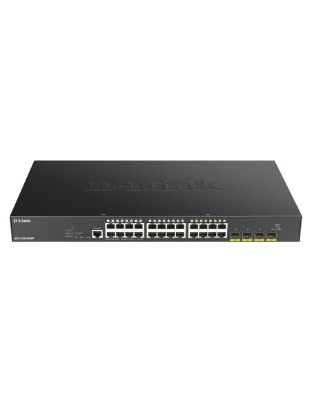 D-Link DGS-1250-28XMP switch di rete Gestito L3 Gigabit Ethernet (10 100 1000) Supporto Power over Ethernet (PoE) Nero