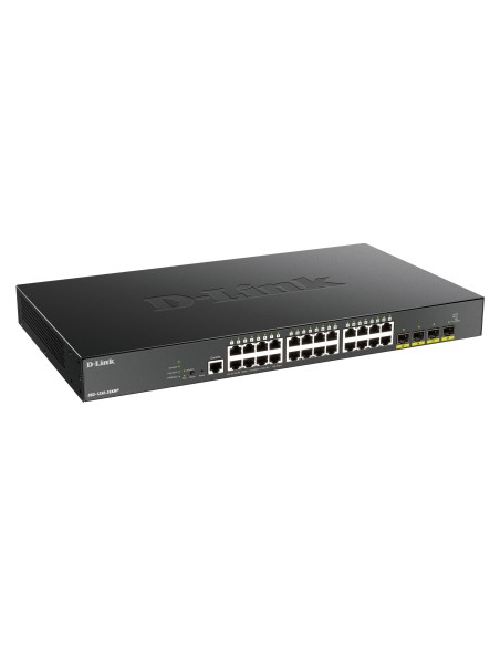 D-Link DGS-1250-28XMP switch di rete Gestito L3 Gigabit Ethernet (10 100 1000) Supporto Power over Ethernet (PoE) Nero