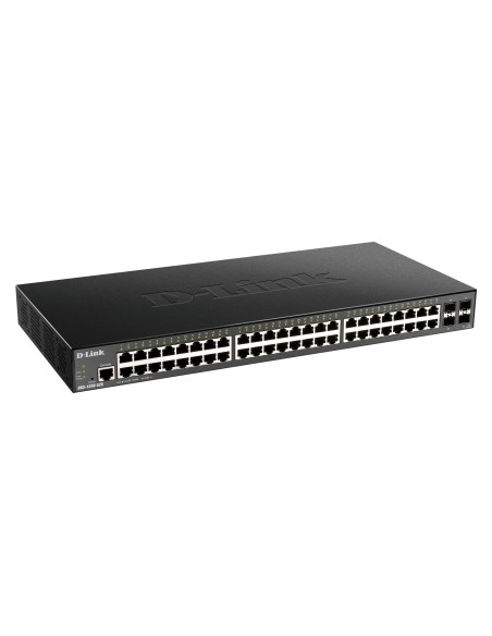 D-Link DGS-1250-52X switch di rete Gestito L3 Gigabit Ethernet (10 100 1000) Nero
