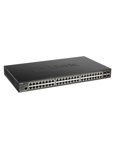 D-Link DGS-1250-52XMP switch di rete Gestito L3 Nessuno Supporto Power over Ethernet (PoE) Nero