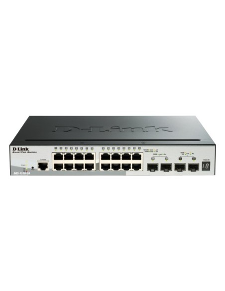 D-Link DGS-1510 Gestito L3 Gigabit Ethernet (10 100 1000) Supporto Power over Ethernet (PoE) Nero