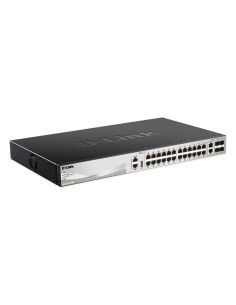 D-Link DGS-3130-30TS Gestito L3 Gigabit Ethernet (10 100 1000) Nero, Grigio