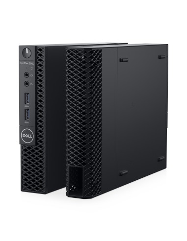 DELL OptiPlex 3060 DDR4-SDRAM i3-8100T mini PC Intel® Core™ i3 4 GB 500 GB HDD Windows 10 Pro Nero