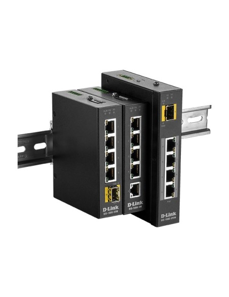 D-Link DIS‑100G‑5PSW Non gestito L2 Gigabit Ethernet (10 100 1000) Supporto Power over Ethernet (PoE) Nero