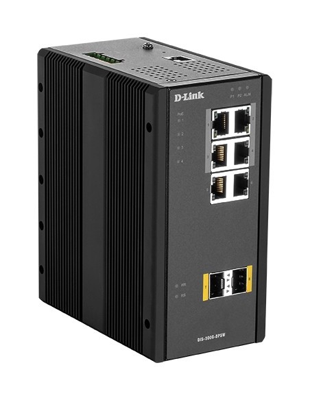 D-Link DIS‑300G‑8PSW Gestito L2 Gigabit Ethernet (10 100 1000) Supporto Power over Ethernet (PoE) Nero
