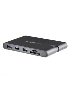 StarTech.com Adattatore Multi-porta USB-C con HDMI e VGA per portatili - 3x USB 3.0 - Lettore Schede SD - PD 3.0 - Cavo
