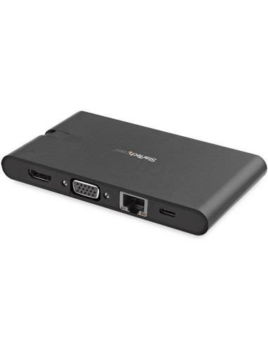 StarTech.com Adattatore Multi-porta USB-C con HDMI e VGA per portatili - 3x USB 3.0 - Lettore Schede SD - PD 3.0 - Cavo