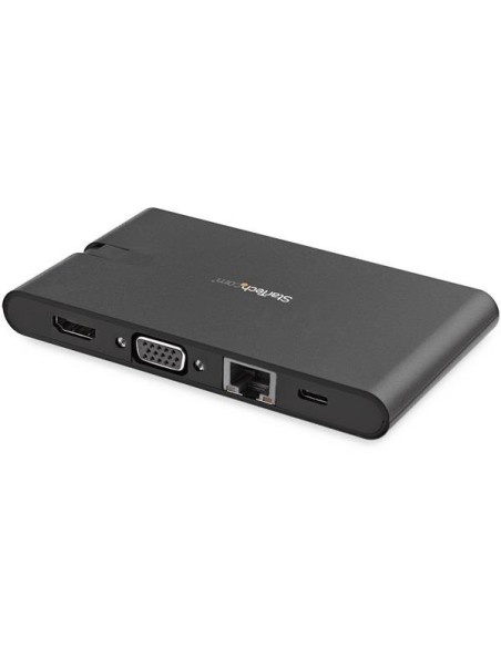 StarTech.com Adattatore Multi-porta USB-C con HDMI e VGA per portatili - 3x USB 3.0 - Lettore Schede SD - PD 3.0 - Cavo