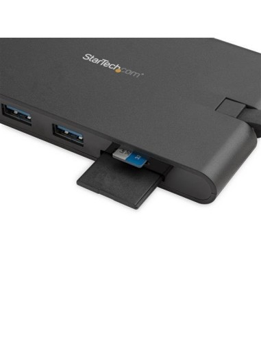 StarTech.com Adattatore Multi-porta USB-C con HDMI e VGA per portatili - 3x USB 3.0 - Lettore Schede SD - PD 3.0 - Cavo