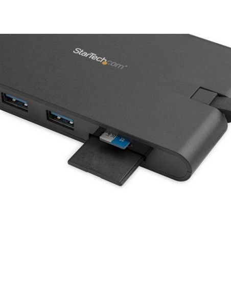 StarTech.com Adattatore Multi-porta USB-C con HDMI e VGA per portatili - 3x USB 3.0 - Lettore Schede SD - PD 3.0 - Cavo