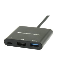 Conceptronic DONN01B hub di interfaccia USB 3.2 Gen 1 (3.1 Gen 1) Type-C 5000 Mbit s Nero 2