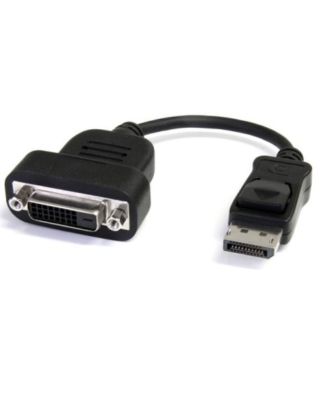 StarTech.com Adattatore DisplayPort a DVI - Adattatore compatto da DisplayPort a DVI-D - Dongle DP a DVI Monitor Display 1080p