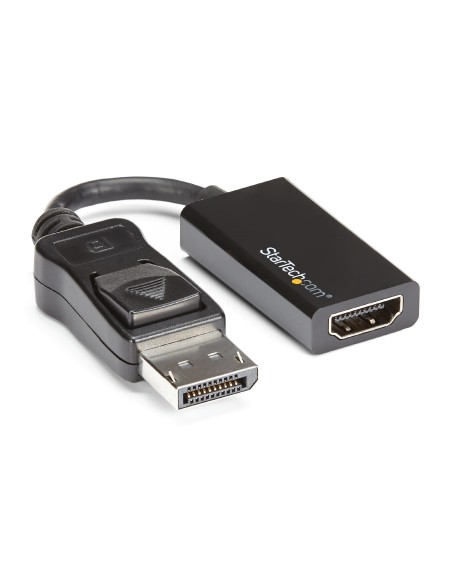StarTech.com Adattatore DisplayPort a HDMI 4K 60Hz - Convertitore video attivo da DP 1.4 a HDMI 2.0 - Dongle Cavo adattatore