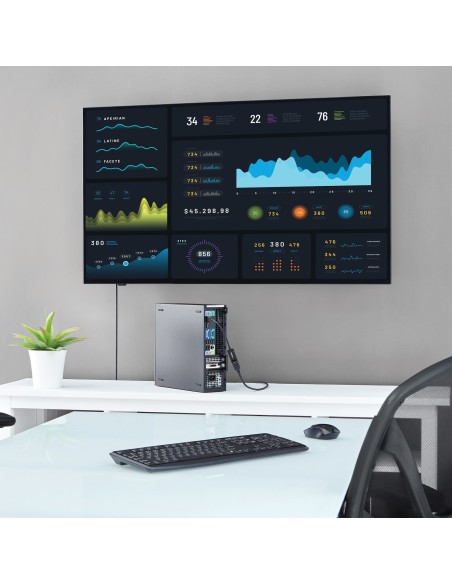 StarTech.com Adattatore DisplayPort a HDMI Attivo 4K 30Hz - Convertitore Video DisplayPort a HDMI - Adattatore Dongle DP a HDMI