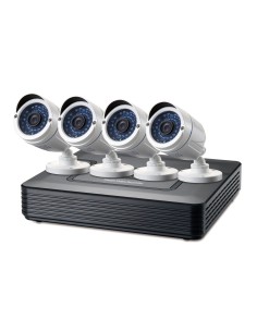 LevelOne DSK-8001 kit di videosorveglianza Cablato 4 canali