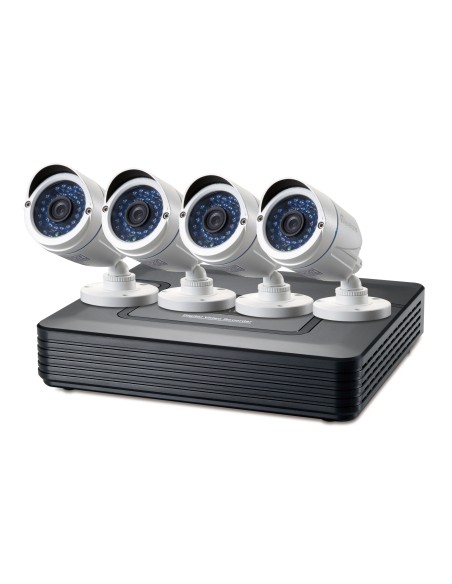 LevelOne DSK-8001 kit di videosorveglianza Cablato 4 canali