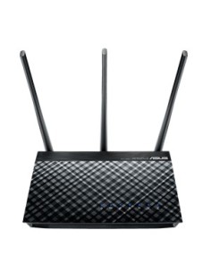 ASUS DSL-AC750 router wireless Gigabit Ethernet Dual-band (2.4 GHz 5 GHz) 4G Nero