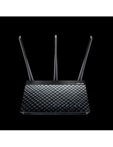 ASUS DSL-AC750 router wireless Gigabit Ethernet Dual-band (2.4 GHz 5 GHz) 4G Nero