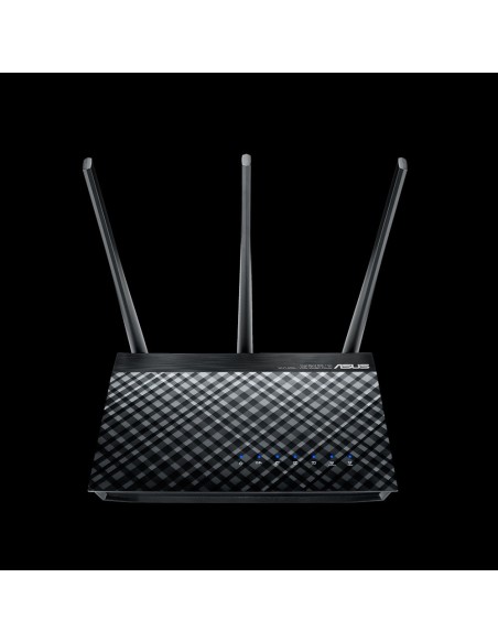 ASUS DSL-AC750 router wireless Gigabit Ethernet Dual-band (2.4 GHz 5 GHz) 4G Nero