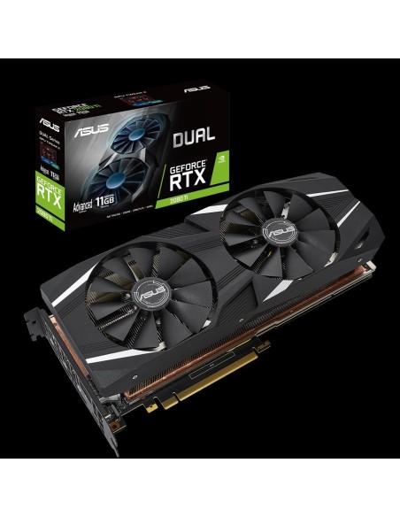 ASUS DUAL-RTX2080TI-A11G NVIDIA GeForce RTX 2080 Ti 11 GB GDDR6