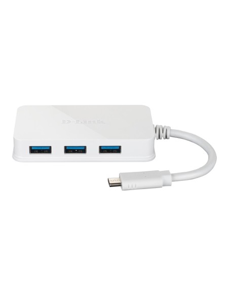 D-Link DUB-H410 hub di interfaccia USB 3.2 Gen 1 (3.1 Gen 1) Type-C 5000 Mbit s Bianco
