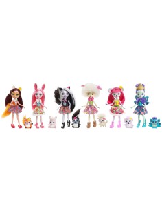 Mattel Enchantimals, Bambole con Amici Cuccioli, Assortimento