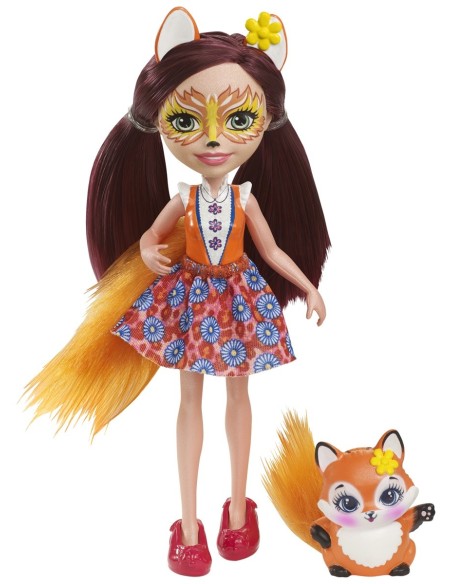 Mattel Enchantimals, Bambole con Amici Cuccioli, Assortimento