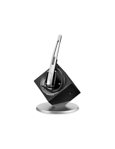 EPOS | SENNHEISER IMPACT DW Office ML - EU Auricolare Wireless A clip, A Padiglione, Passanuca Ufficio Nero, Argento