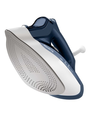 Rowenta Autosteam DW4120 Ferro da stiro a secco e a vapore Acciaio inossidabile 2400 W Blu, Bianco