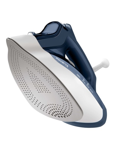 Rowenta Autosteam DW4120 Ferro da stiro a secco e a vapore Acciaio inossidabile 2400 W Blu, Bianco