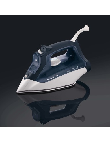 Rowenta Autosteam DW4120 Ferro da stiro a secco e a vapore Acciaio inossidabile 2400 W Blu, Bianco