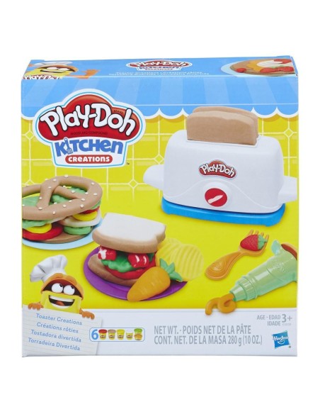 Play-Doh Kitchen Creations Toaster Pasta modellabile 280 g Multicolore