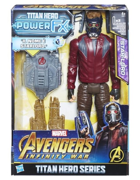 Hasbro Avn 30Cm Titan Hero Tech Fx Starlord Con Zainetto