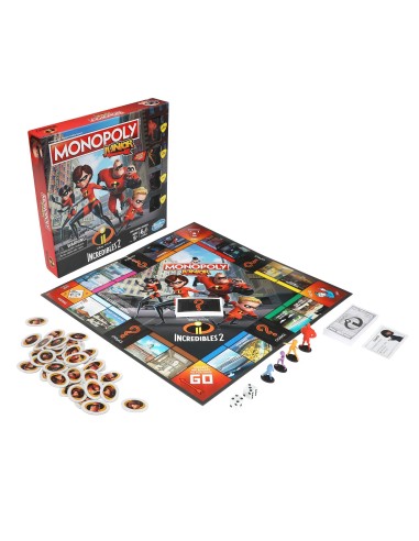 Hasbro Monopoly Junior Gli Incredibili 2 (Disney Pixar)