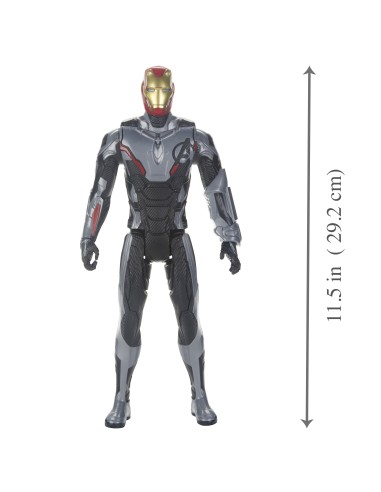 Hasbro Marvel Avengers  Endgame Iron Man Titan Hero con Power FX incluso - Action Figure da 30 cm