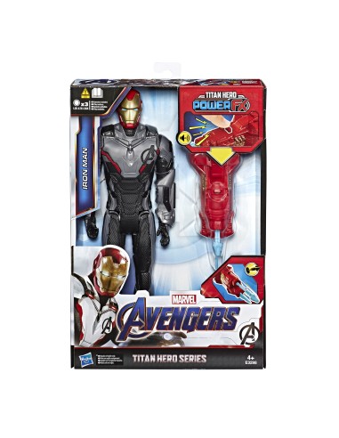 Hasbro Marvel Avengers  Endgame Iron Man Titan Hero con Power FX incluso - Action Figure da 30 cm