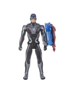 Hasbro Marvel Avengers  Endgame - Captain America Titan Hero con Power FX incluso - Action Figure da 30 cm